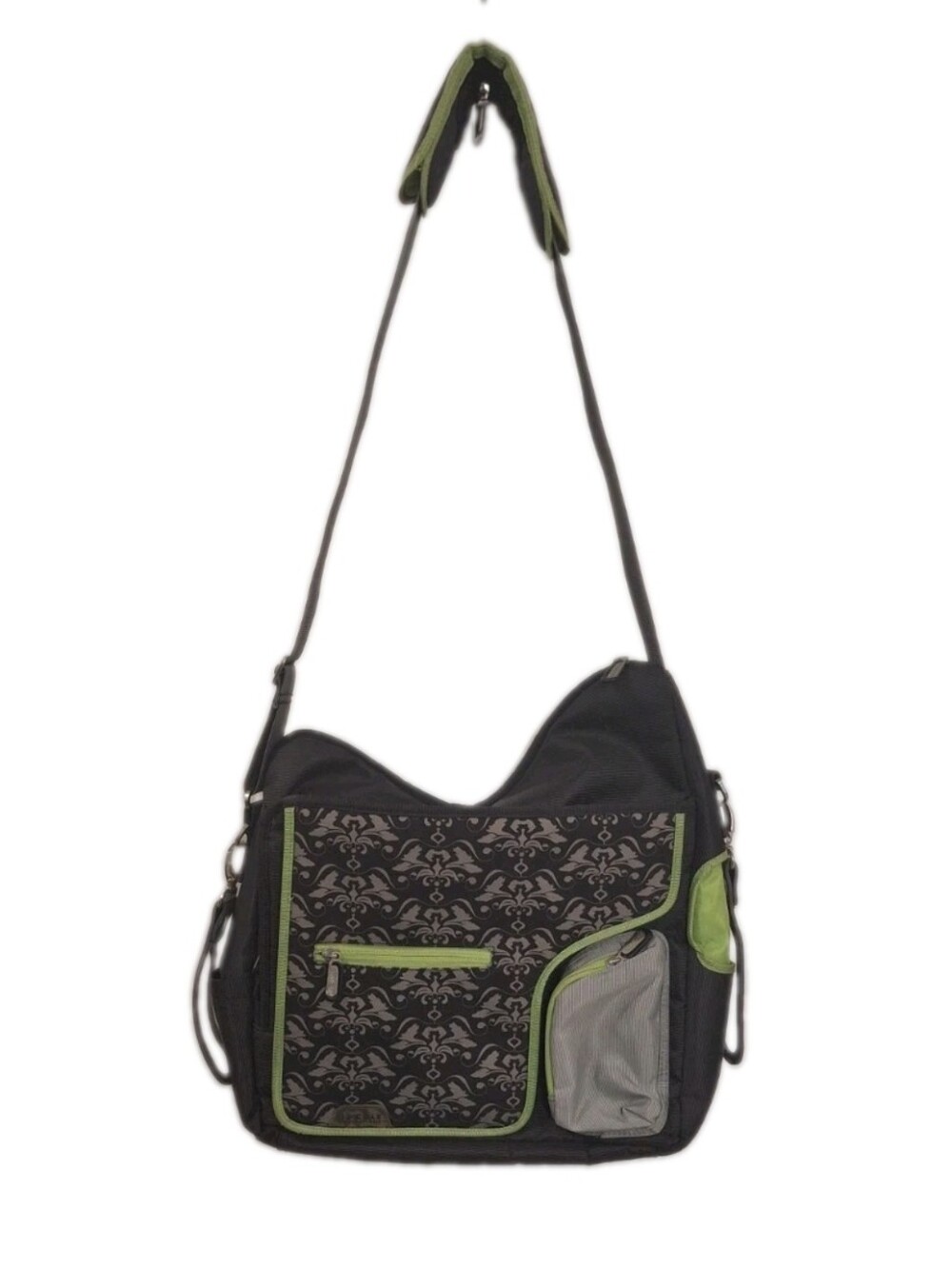 JJ COLE METRA DIAPER BAG IN MIDNIGHT CLOVER